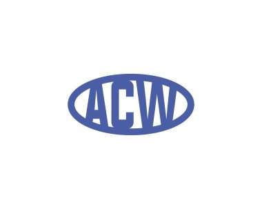 ACW logo tasarım vektör şablonu. ACW