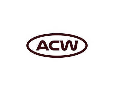 ACW logo tasarım vektör şablonu. ACW