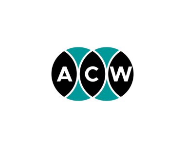 ACW logo tasarım vektör şablonu. ACW
