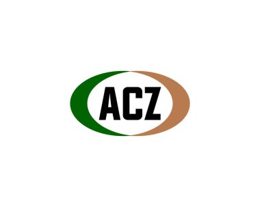 ACZ logo tasarım vektör şablonu. ACZ
