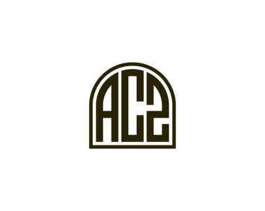 ACZ logo tasarım vektör şablonu. ACZ