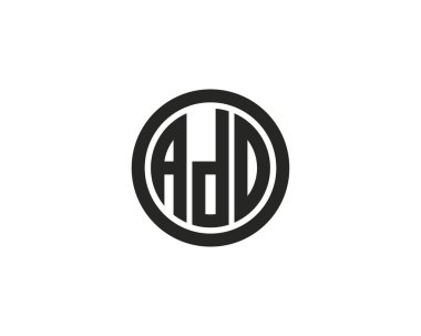 ADD logo tasarım vektör şablonu. Dikkat.