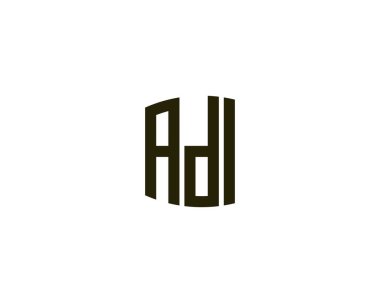 ADI logo tasarım vektör şablonu. ADI