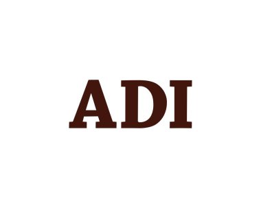 ADI logo tasarım vektör şablonu. ADI
