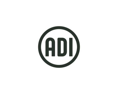 ADI logo tasarım vektör şablonu. ADI
