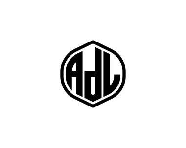 ADL logo tasarım vektör şablonu. ADL