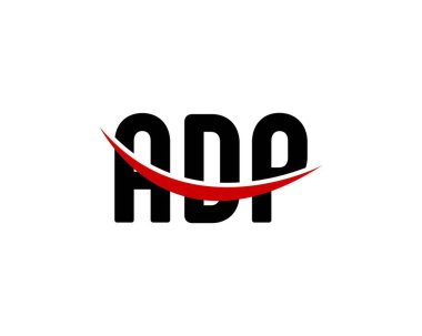 ADP logo tasarım vektör şablonu. ADP