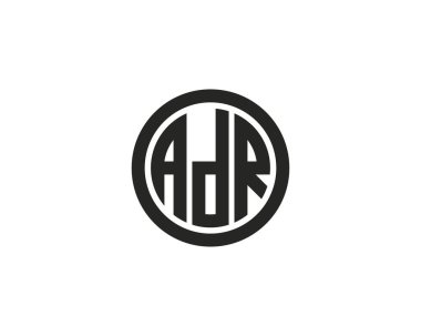 ADR logo tasarım vektör şablonu. ADR