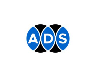 ADS logo tasarım vektör şablonu. ADS