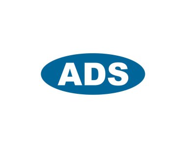 ADS logo tasarım vektör şablonu. ADS