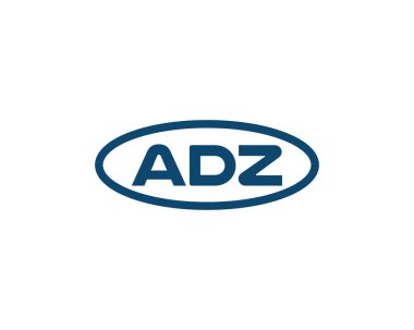 ADZ logo tasarım vektör şablonu. ADZ