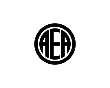 AEA logo tasarım vektör şablonu. AEA