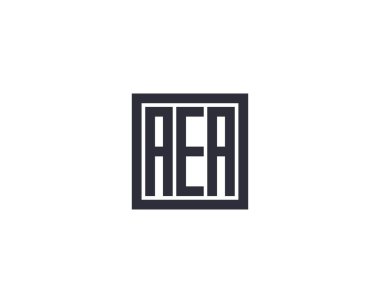 AEA logo tasarım vektör şablonu. AEA