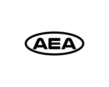 AEA logo tasarım vektör şablonu. AEA