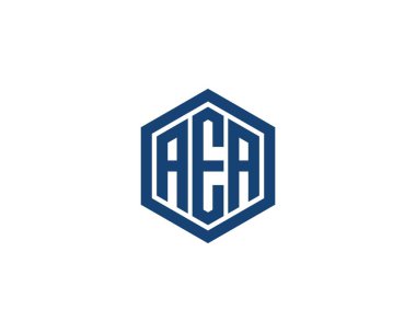AEA logo tasarım vektör şablonu. AEA