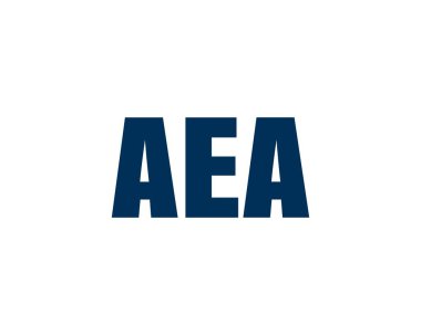 AEA logo tasarım vektör şablonu. AEA