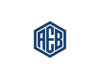 AEB logo tasarım vektör şablonu. AEB