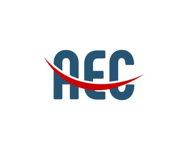 AEC logo tasarım vektör şablonu. AEC