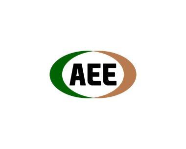 AEE logo tasarım vektör şablonu. AEE