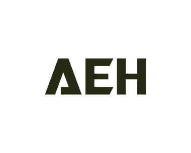 AEH logo tasarım vektör şablonu. AEH