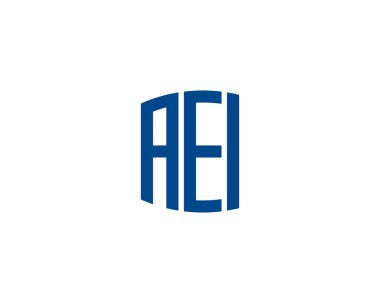 AEI logo tasarım vektör şablonu. AEI