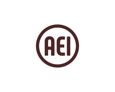 AEI logo tasarım vektör şablonu. AEI