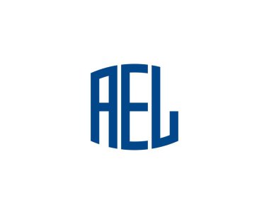 AEL logo tasarım vektör şablonu. AEL