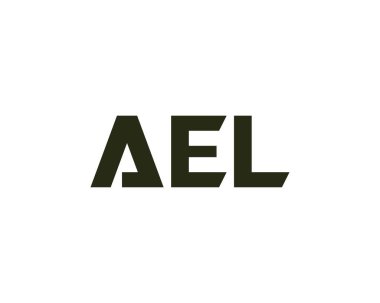 AEL logo tasarım vektör şablonu. AEL
