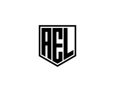 AEL logo tasarım vektör şablonu. AEL