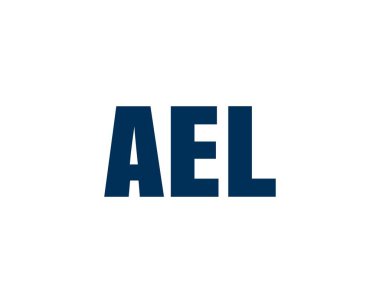 AEL logo tasarım vektör şablonu. AEL