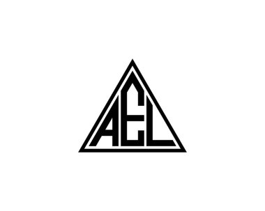 AEL logo tasarım vektör şablonu. AEL