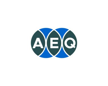 AEQ logo tasarım vektör şablonu. AEQ