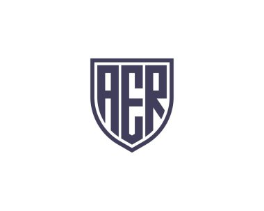 AER logo tasarım vektör şablonu. AER