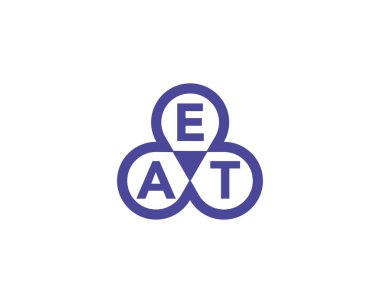 AET logo tasarım vektör şablonu. AET