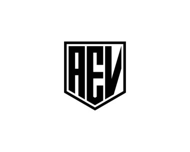 AEV logo tasarım vektör şablonu. AEV