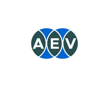 AEV logo tasarım vektör şablonu. AEV