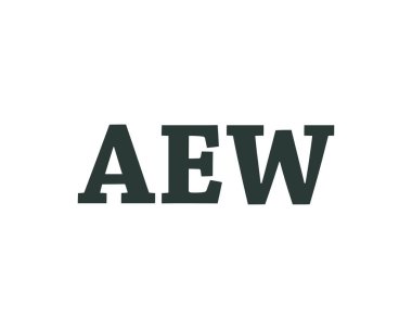 AEW logo tasarım vektör şablonu. AEW