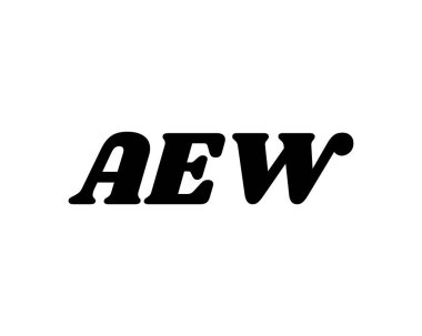 AEW logo tasarım vektör şablonu. AEW