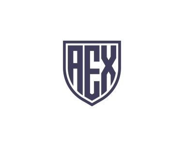 AEX Logo design vector template. AEX clipart