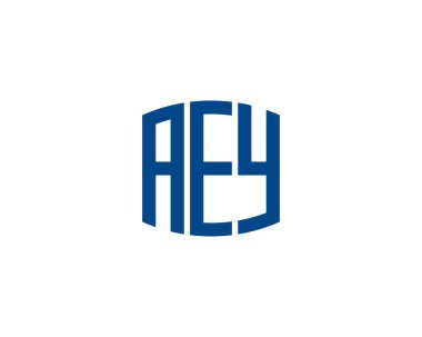 AEY Logo tasarım vektör şablonu. AEY