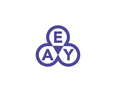 AEY Logo tasarım vektör şablonu. AEY