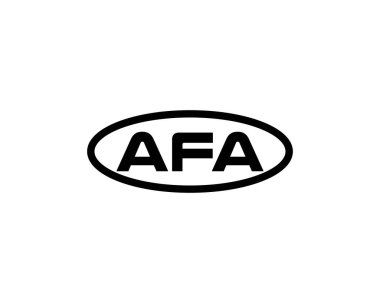 AFA Logo tasarım vektör şablonu. AFA