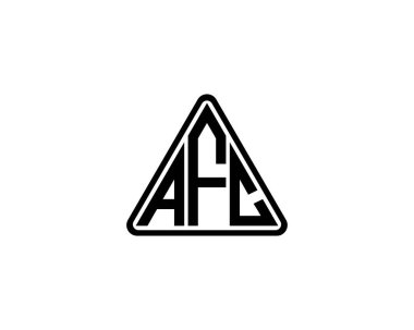 AFC Logo tasarım vektör şablonu. AFC