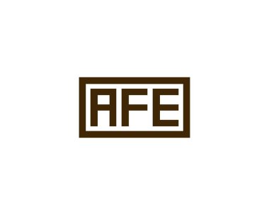 AFE logo tasarım vektör şablonu. AFE