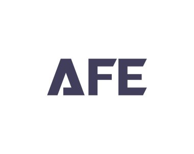 AFE logo tasarım vektör şablonu. AFE