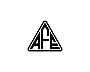 AFE logo tasarım vektör şablonu. AFE