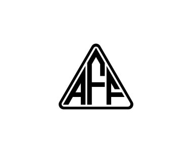 AFF logo tasarım vektör şablonu. AFF