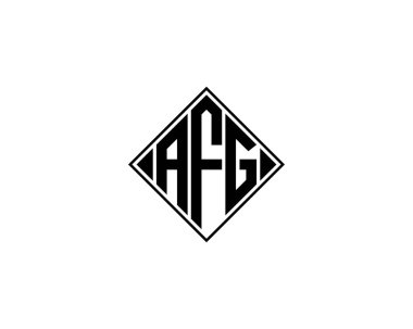 AFG logo tasarım vektör şablonu. AFG