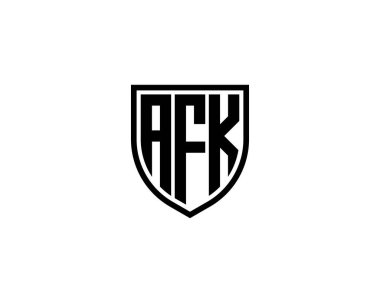 AFK logo tasarım vektör şablonu. AFK