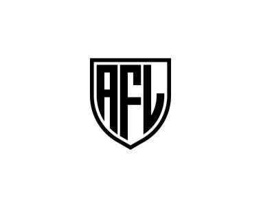 AFL logo tasarım vektör şablonu. AFL